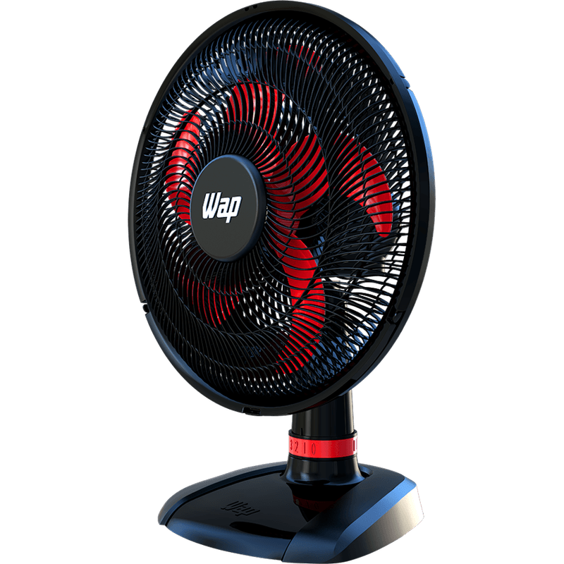 Ventilador-WAP-Rajada-Turbo-W130-Mesa-Vermelho