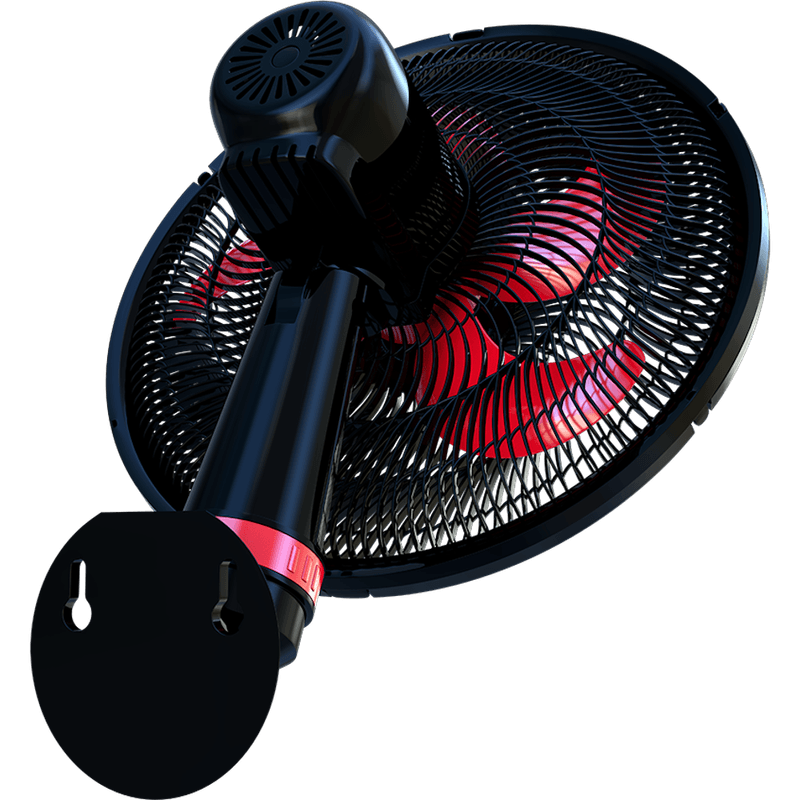 Ventilador-WAP-Rajada-Turbo-W130-de-Parede-Vermelho