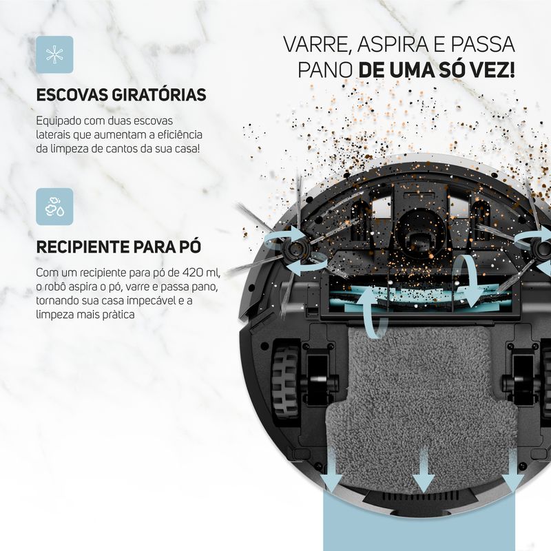 7899831341580 - ROBO ASPIRADOR WAP ROBOT W310 - 16